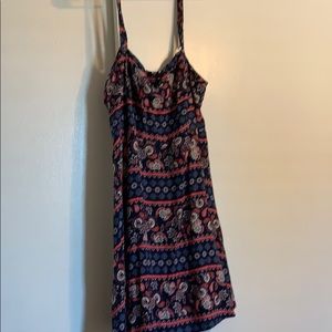 Maxi dress with adjustable straps
